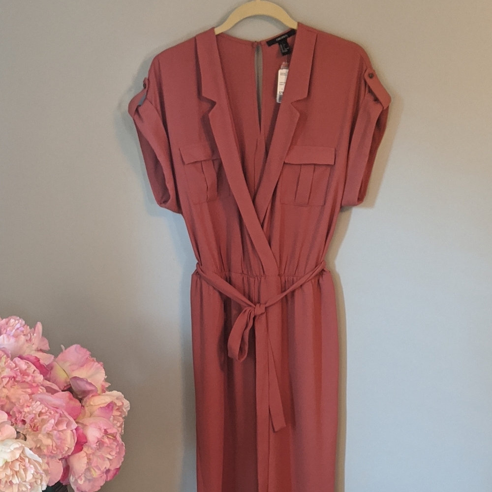 Forever 21 l NWT Surplice Jumpsuit